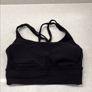 Lululemon ribbed Energy Longline sports bra (size 6)